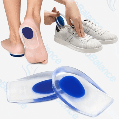 EasyHeel - Amortyzujące żelowe podpiętki na ból pięt (1 para, 2 sztuki)