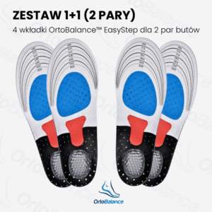 Wkładki EasyStep - Amortyzujące wkładki na ostrogi i ból pięt (2 pary, 4 sztuki)